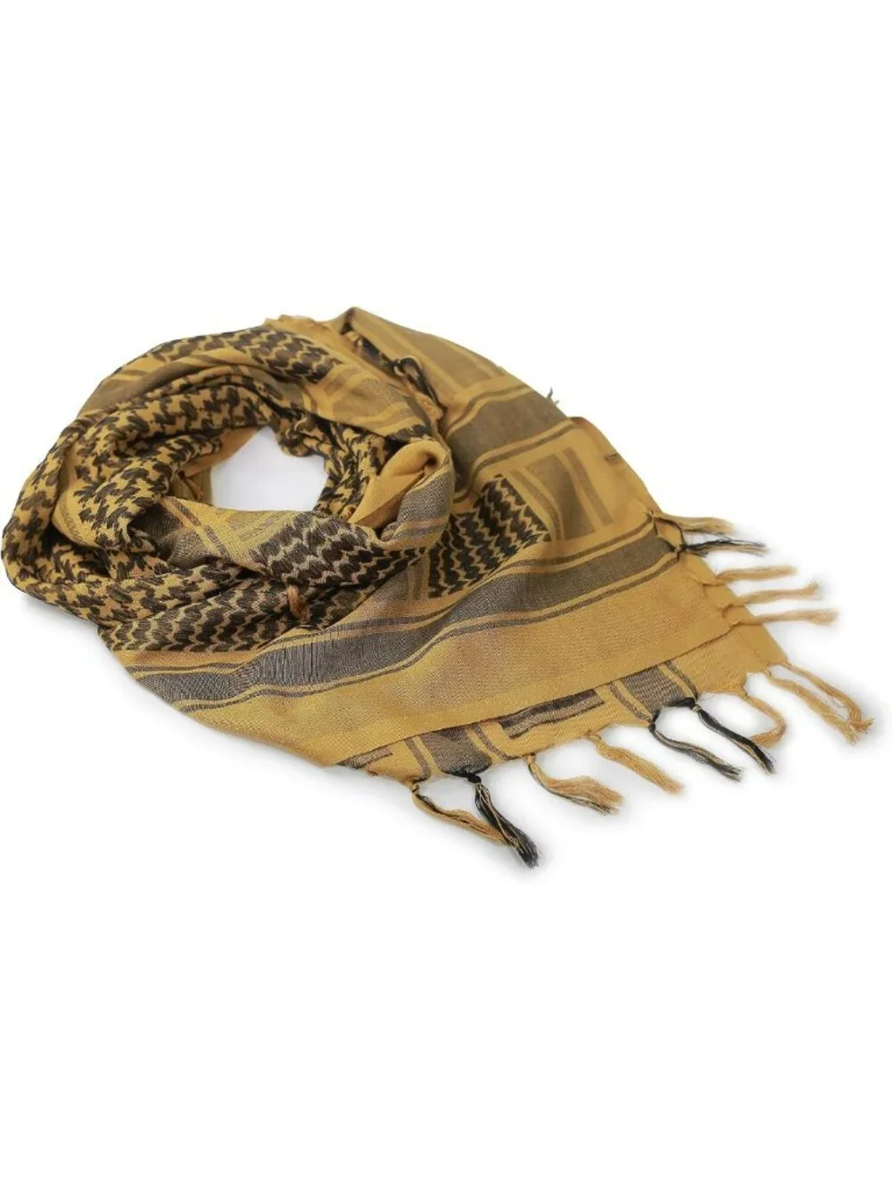 Tactical Desert Shemagh Scarf | 100% Cotton Keffiyeh Wrap for Men & Women